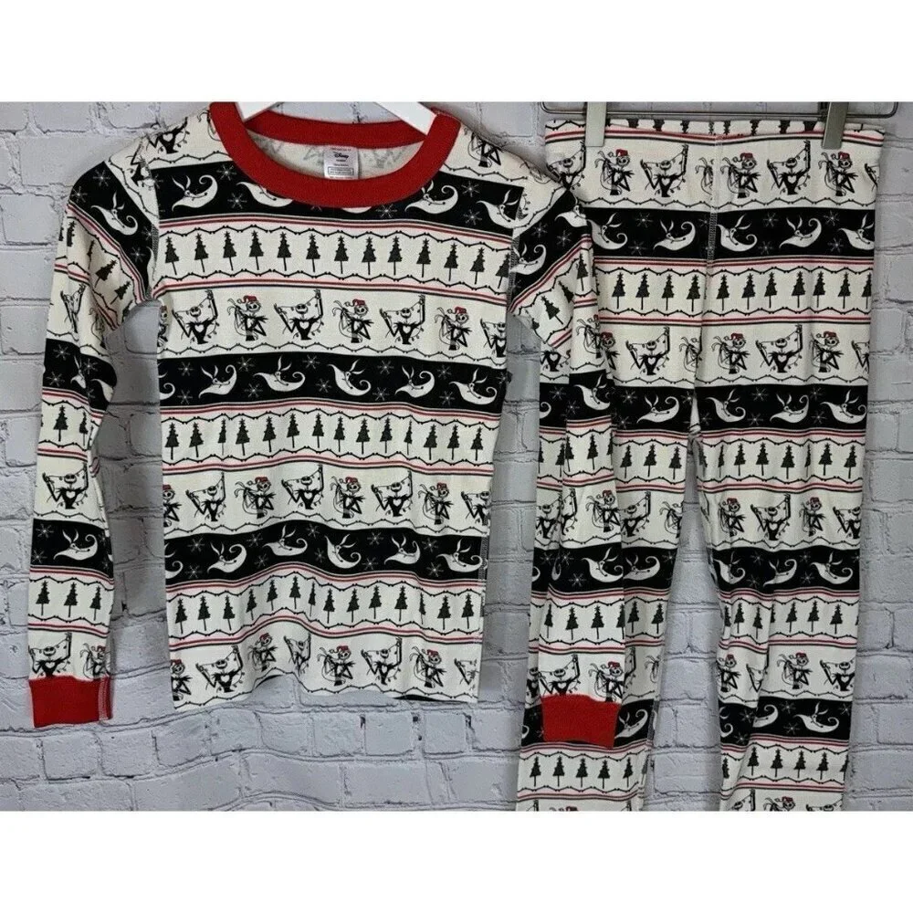 HANNA ANDERSSON X DISNEY Nightmare Before Xmas Pajama Set Organic Cotton Size 12